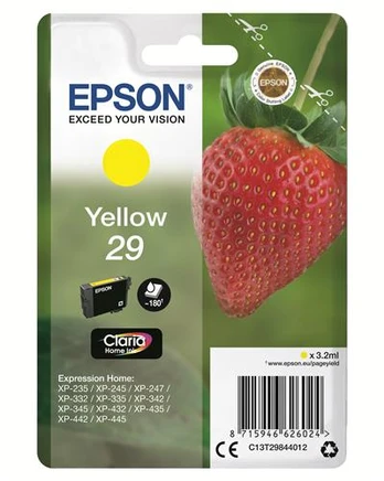 EPSON Singlepack Yellow 29 Claria Home | C13T29844012