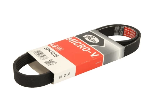 V formos rumbuoti diržai GATES 6PK1010