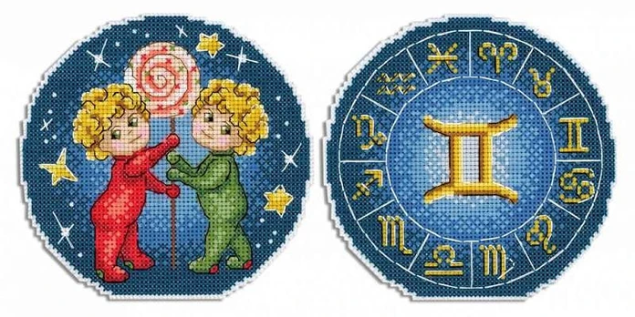 Zodiac signs. Gemini. SR-694