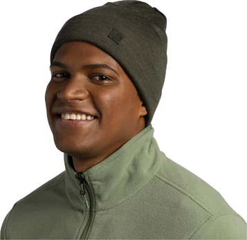 Buff Czapka BUFF MERINO HEAVYWEIGHT BEANIE SOLID BARK one size