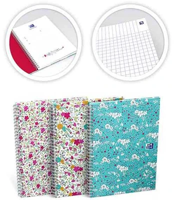 Oxford Notebook A5 OXFORD FLORAL (400094953)