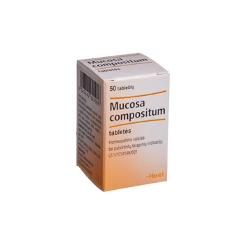 Mucosa compositum 1 mg tabletės N50