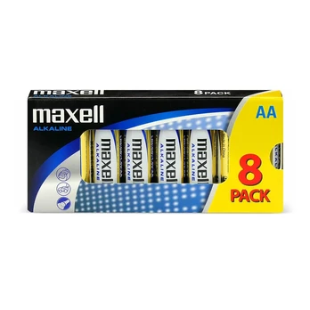 AA Baterijos - Maxell LR6 8 Vnt.