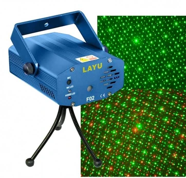 Lazerinis projektorius lazeris Žalios + Raudonos Spalvos