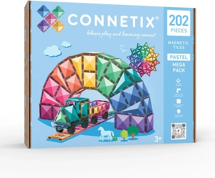 Connetix - Pastel Mega Pack 202 pc (CT-P2-00202-ME)