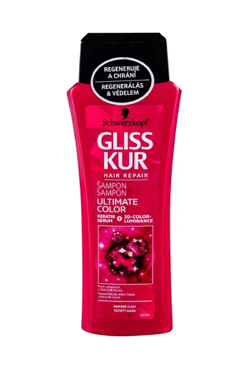 Šampūnas dažytiems plaukams Schwarzkopf Gliss Ultimate Color, 250 ml