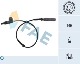 Jutiklis, rato greitis FAE 78023