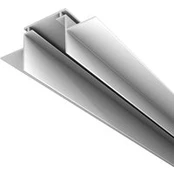 M28 LED aliuminio profilis 66 mm pločio atraminis profilis
