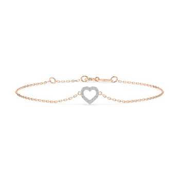 Auksinė apyrankė su deimantais „Amor IV“