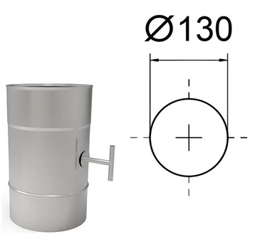 Droselinė sklendė Akvilon D130 mm