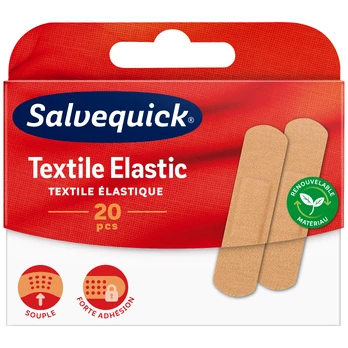 Pleistras SALVEQUICK TEXTILE ELASTIC, 20 vnt.