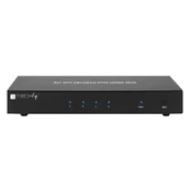 Techly 101935 Przełącznik KVM 4/1 DisplayPort/USB 4K 30Hz, hub USB kaina