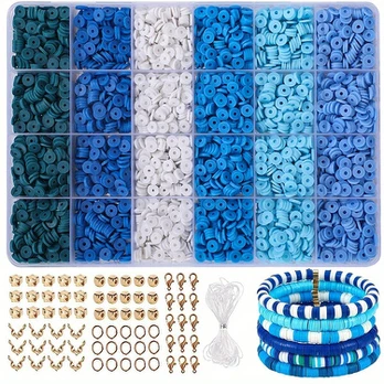Karoliukų rinkinys, Yellow-2400pcs