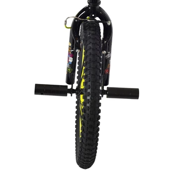 Dviratis Karbon BMX 20 juodas-lime