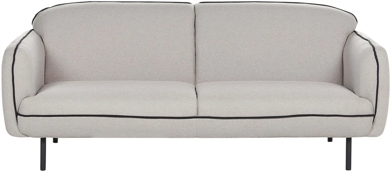 Beliani 3 vietų sofa TONSBERG šviesiai pilka