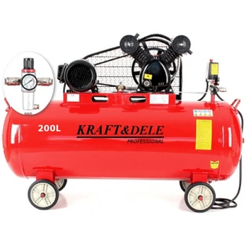 Stūmoklinis-diržinis oro kompresorius 200L 3,8kW, KD1473