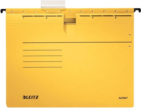 Leitz Alpha A4 segtuvas, 348x270mm, 225g, geltonas