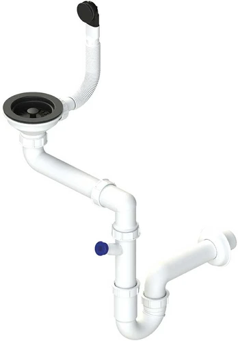 Sifonas plautuvėms Laveo OKS_223C, Juodas