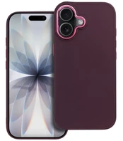 Purpurinis dėklas Apple iPhone 17 telefonui "Frame Case"