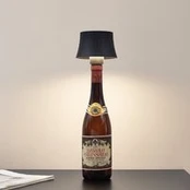 Lindby LED akumuliatorinė stalo lempa Linor, juoda, USB, jutiklinis dimeris