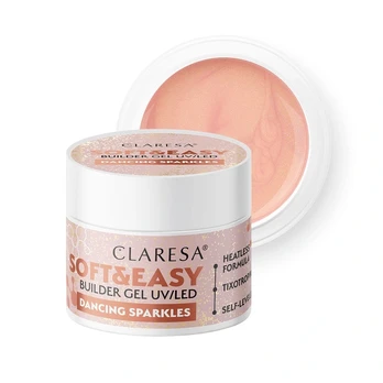 Activeshop Claresa żel budujący Soft&Easy dancing sparkles 12g