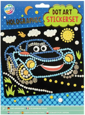 GRAFIX Mozaikový obrázek holografický Auto 22x18 cm