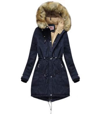 WINTER WARM PARKA NAVY BLUE (W165) striukė