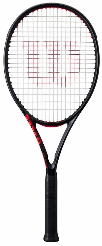 Teniso raketė Wilson Clash 100UL V3 G1, juoda sp./raudona sp.