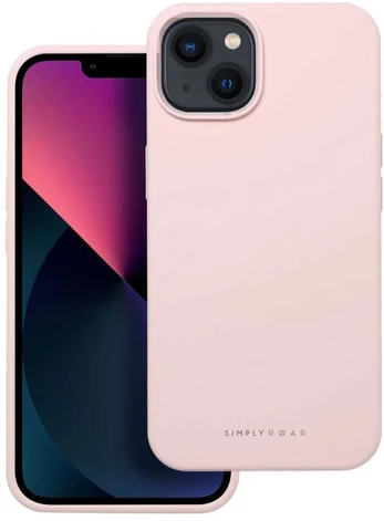 Dėklas Roar Cloud-Skin Case - for iPhone 13 Light Rožinė