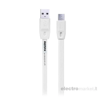 Kabelis telefonui Remax RC-001m Micro USB 2m, baltas