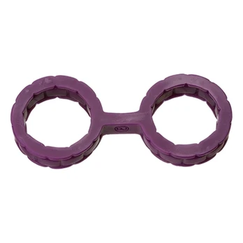 Doc Johnson Silicone Wrist Cuffs Flexible One-Piece Juodas
