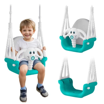 Ricokids Elephant 3in1 kibiro sūpynės, turkis