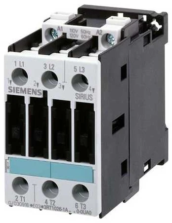 Siemens Kontaktor 3RT1 25A 24VDC 3P