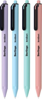 Berlingo Instinct 0.7mm mėlynas rašiklis