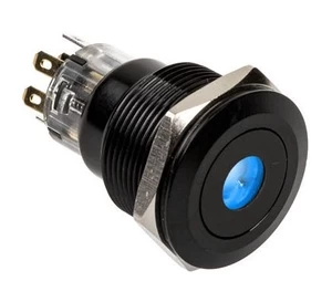 LED apšvietimo jungiklis DimasTech Dot - RGB, juoda