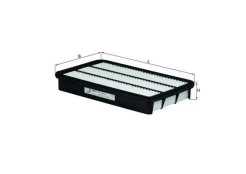Oro filtras MAHLE LX810 kaina