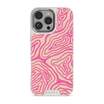 Pink Shores - iPhone 16 Pro Max Case, Elite Light (MagSafe) / Silver
