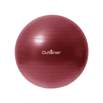Gimnastikos kamuolys Outliner, raudonas, 55 cm