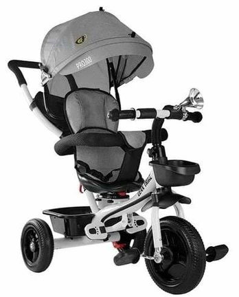 Triratukas Lean Trike PRO300, juodas/pilkas