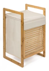 Skalbinių dėžė G21 635551, 55 l, bambukas kaina
