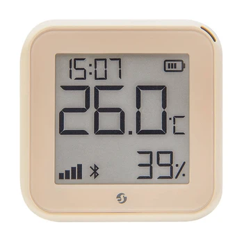 Shelly H&T Gen. 3 Temperatur- & Luftfeuchtigkeitssensor - Temperatur und Luftfeuchtigkeitssensor mit WLAN und Bluetooth - in der Farbe "Mocha"