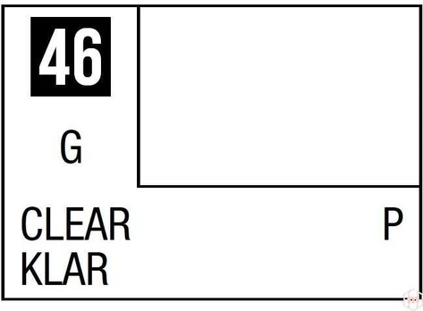 Mr Hobby Mr.Hobby - Mr.Color serijos nitro dažai C-046 Clear, 10ml