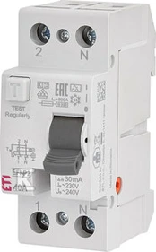 ETI EFI6-P2 A 63/0.03 GRANDINĖS PERJUNGIKLIS
