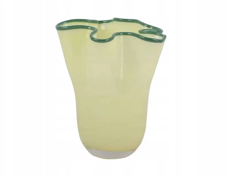 Art-Pol RUFFLES stiklinė vaza, 22 cm