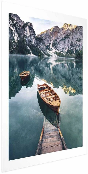 Artgeist Plakatas - Boats in the Dolomites