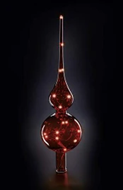 Krinner Lumix Tree Topper raudonos kalėdinės lemputės