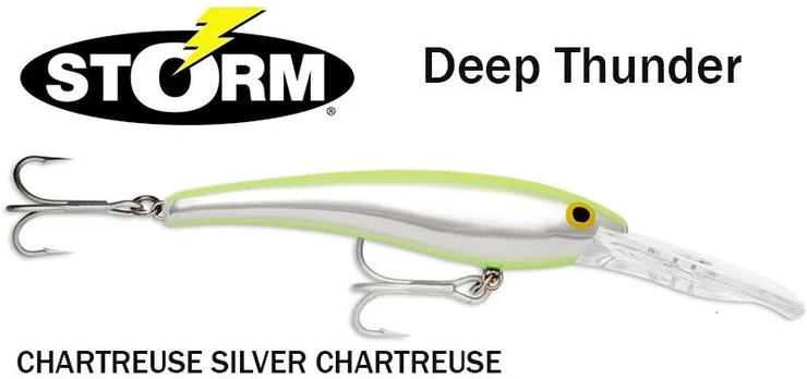 Vobleris Storm Deep Thunder Chartreuse Sidabrinis Chartreuse