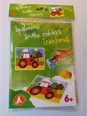 Spalvinimo smėliu rinkinys "Traktorius" kaina