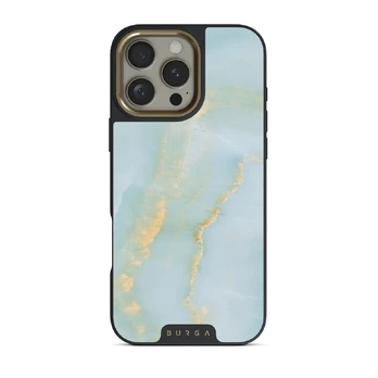 Sea Salt - iPhone 16 Pro Case, Elite Dark (MagSafe) / Gold