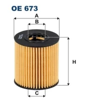 Alyvos filtras FILTRON OE 673 kaina
